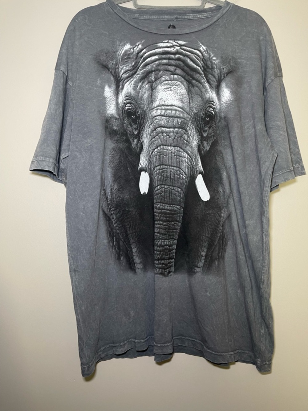 Goodie Two Sleeve X Disney Graphic Elephant Tee in Washed Gray